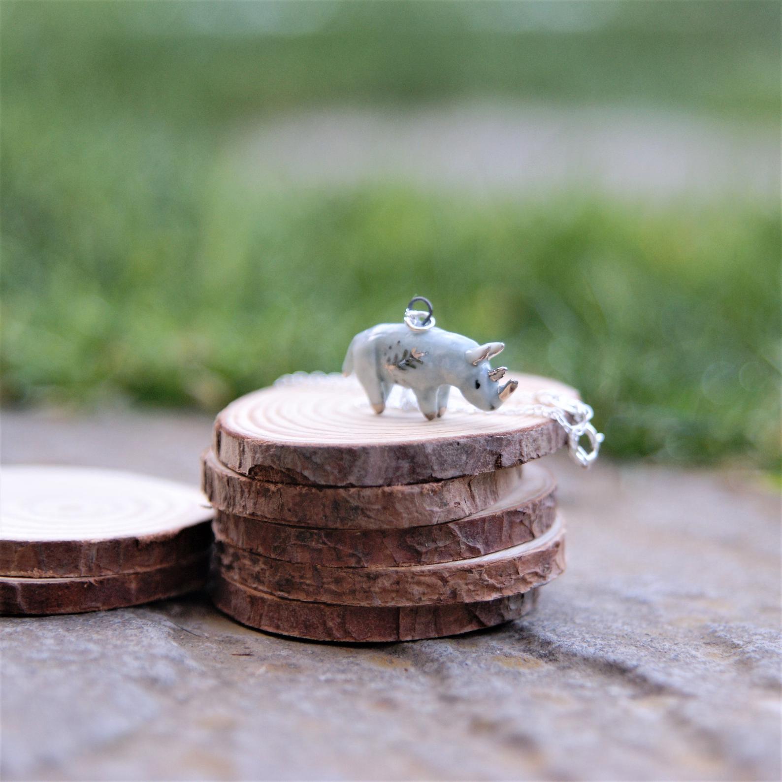 Rhino Necklace